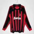 0607 season AC Milan Long sleeve Home Retro Fan version
