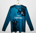 1718 season Real Madrid third Long sleeved retro Fan version