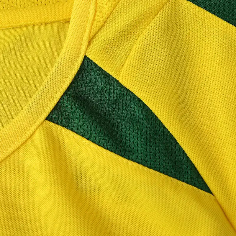 2002 season Brazil home retro Fan version