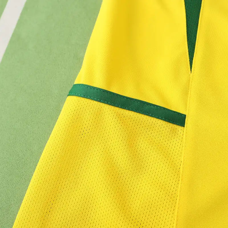 2002 season Brazil home retro Fan version