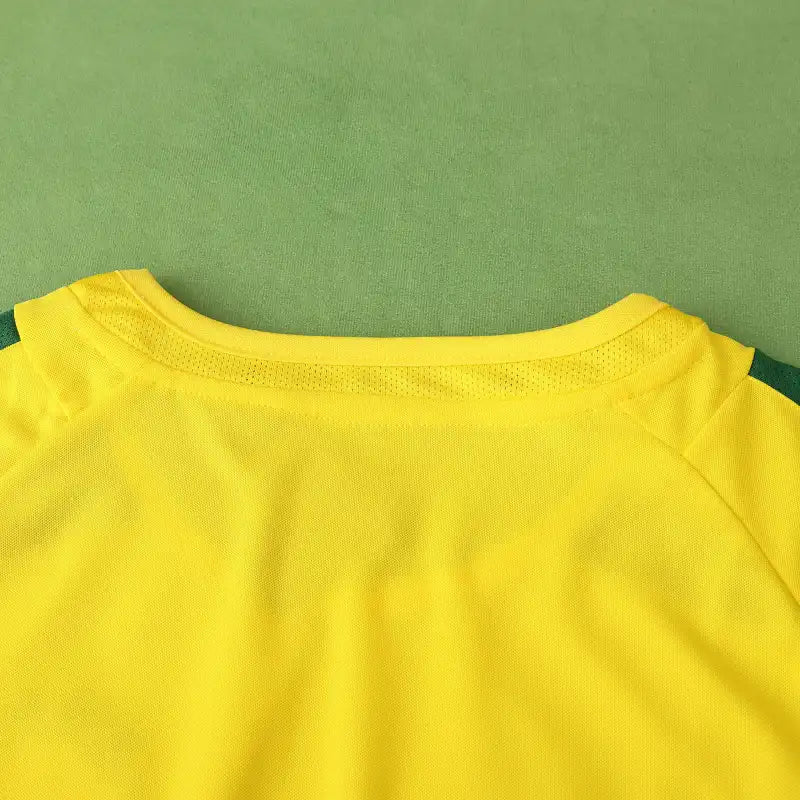 2002 season Brazil home retro Fan version