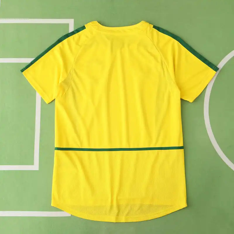 2002 season Brazil home retro Fan version