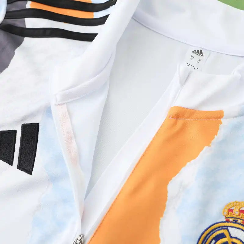 2425 Real Madrid CF white Training suit set