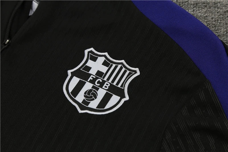 2425 FC Barcelona / Barça black Training suit set Player version