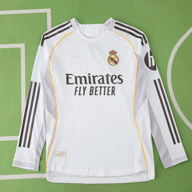 2526 season Real Madrid CF home Long sleeved Player version