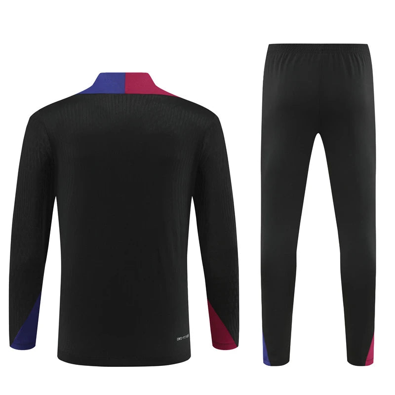 2425 FC Barcelona / Barça black Training suit set Player version