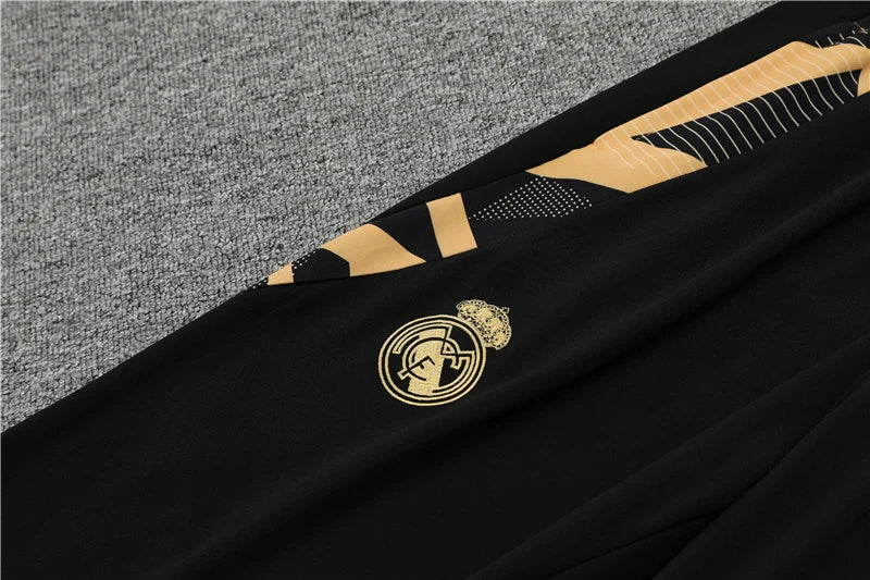 2425 Real Madrid CF black Training suit set