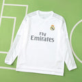 1516 season Real Madrid CF home Long sleeved retro Fan version